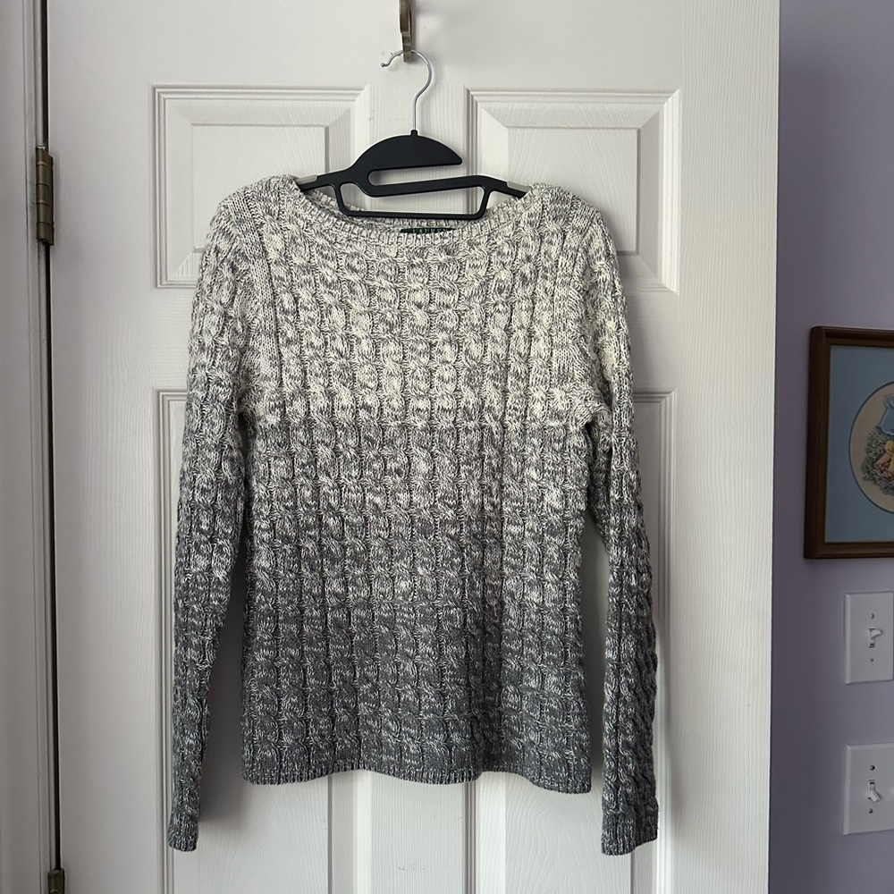 Boat neck sweater